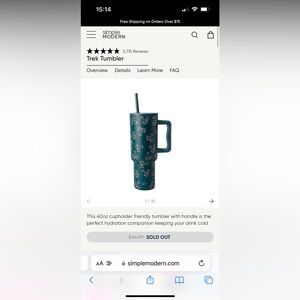 Simple Modern 40oz Disney-Trek Tumbler with Straw and Handle